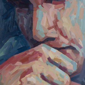Thoughtful <br> 24" x 48" Oil on Canvas