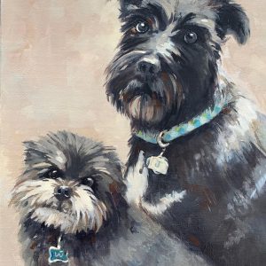 Jake and Walter <br> 11" x 14" Oil on Canvas