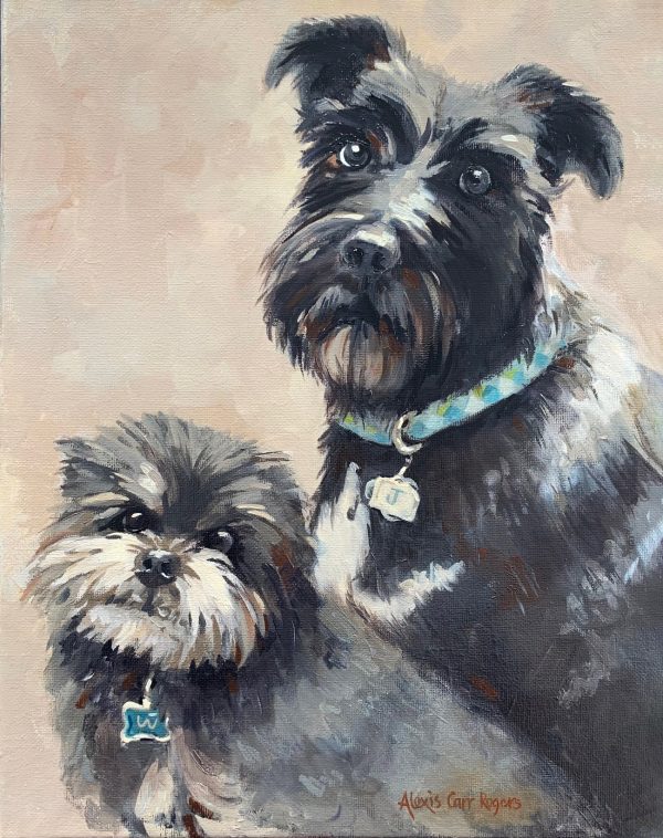 Jake and Walter <br> 11" x 14" Oil on Canvas