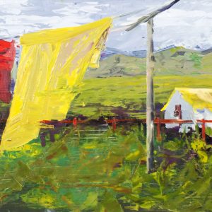 Laundry Day <br> 12" x 9" Oil on Canvas