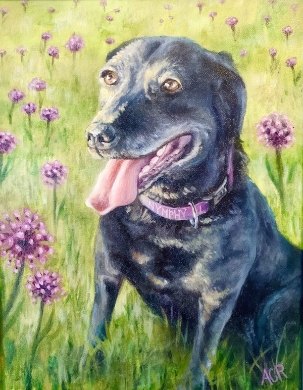 Nymphy <br> 11" x 14" Oil on Canvas