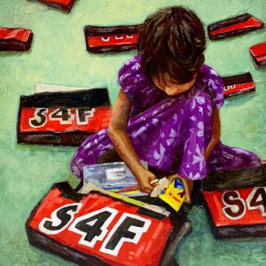 Schools4Freedom <br> Oil on Canvas