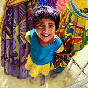 Joy in the Crowd <br> Oil on Canvas