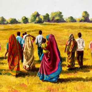 Journey Toward Freedom <br> Oil on Canvas