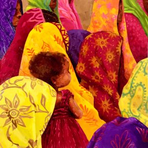 Shades of Liberation <br> 30" - 24" Oil on Canvas