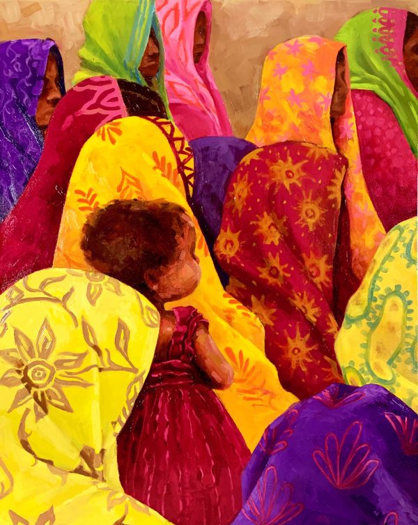 Shades of Liberation <br> 30" - 24" Oil on Canvas
