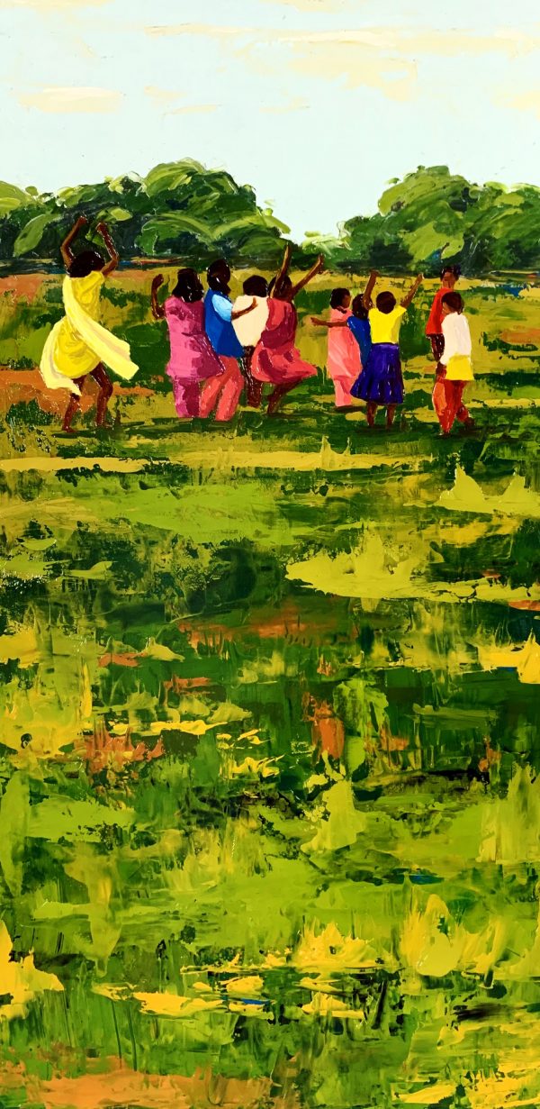 Celebration of Freedom <br> 24" - 12" Oil on Canvas