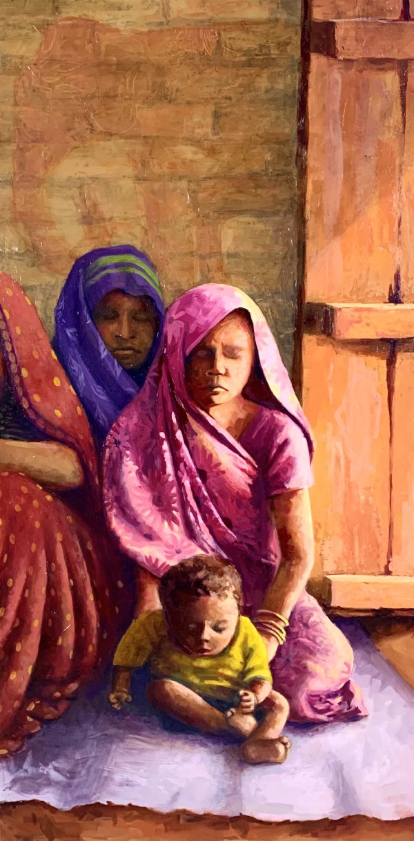 Generations of Strength <br> 48" - 24" Oil on Canvas